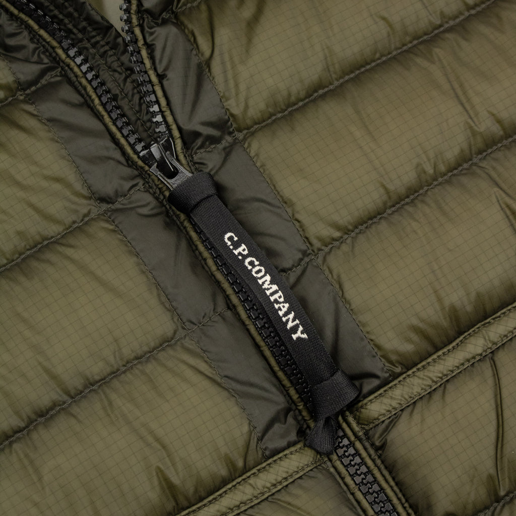 Cp Company D.D. Shell Down Lens Gilet Khaki 683