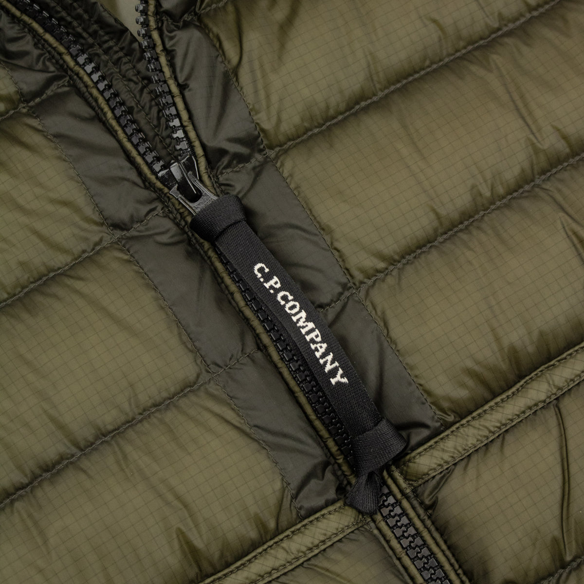 Cp Company D.D. Shell Down Lens Gilet Khaki 683