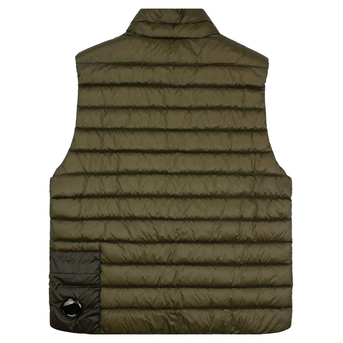 Cp Company D.D. Shell Down Lens Gilet Khaki 683