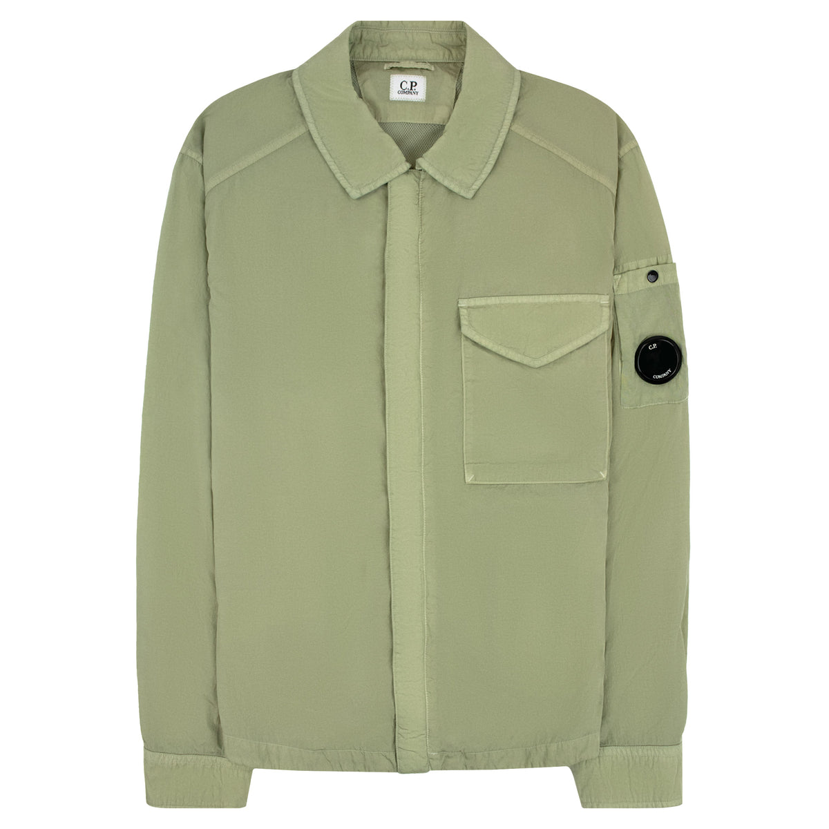 Cp Company Chrome R Pocket Overshirt MOSS GRAY 610