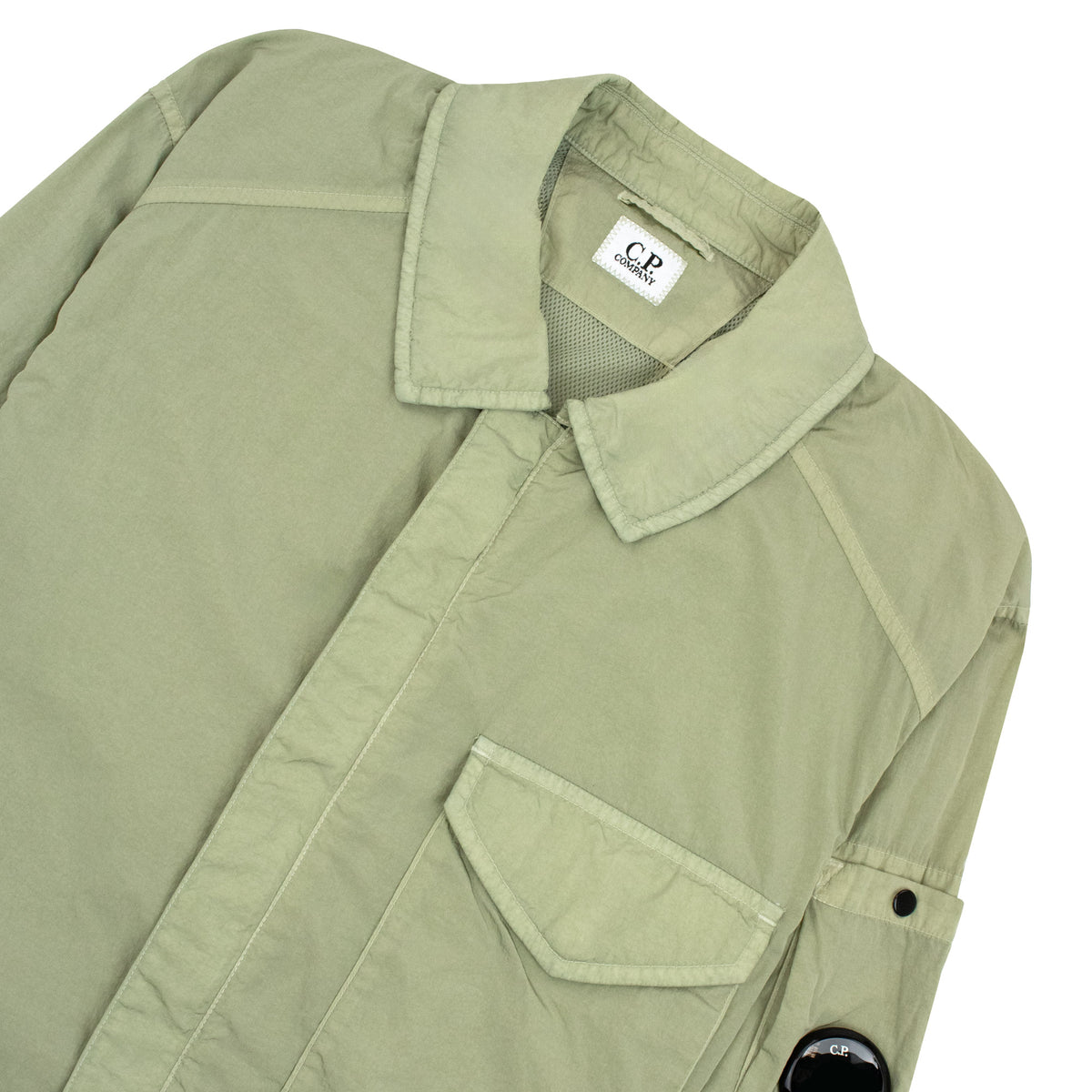 Cp Company Chrome R Pocket Overshirt MOSS GRAY 610