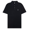 Cp Company Stretch Piquet Short Sleeve Polo Black 999