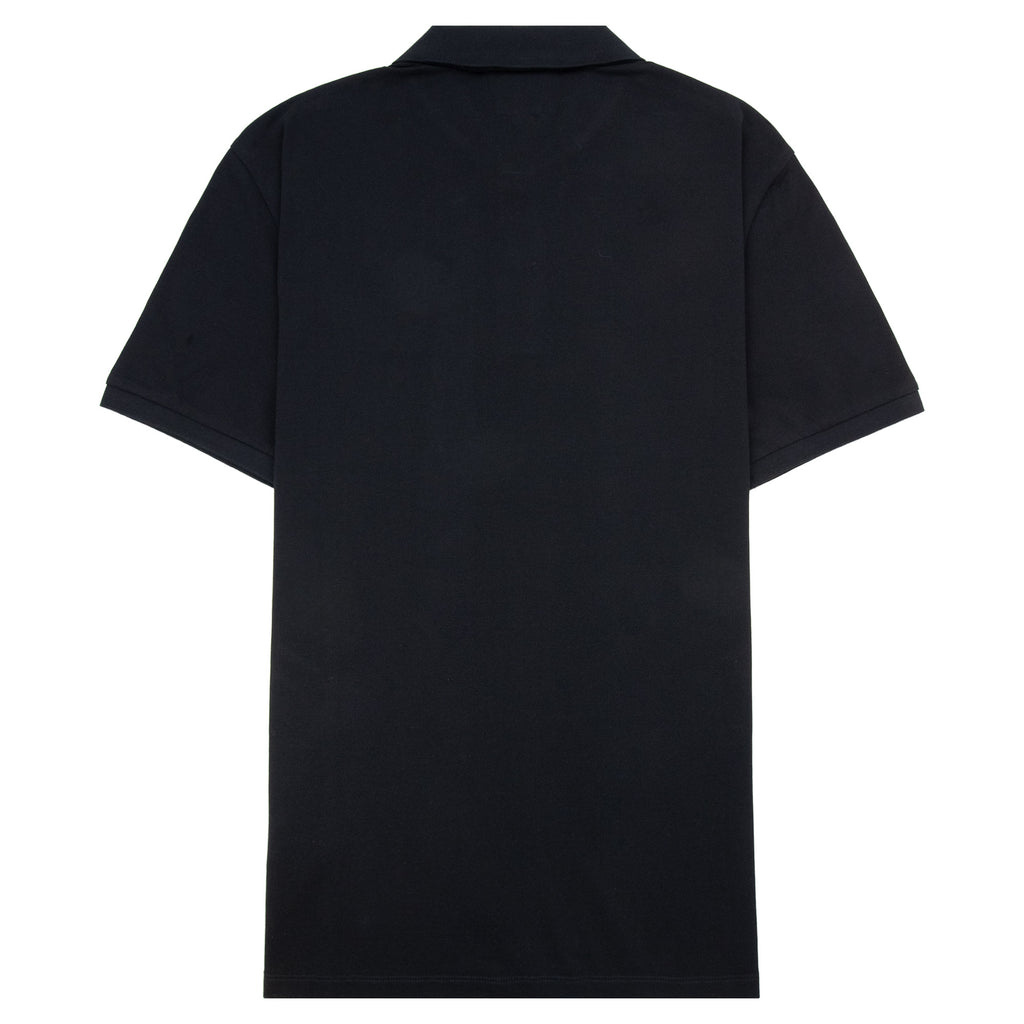 Cp Company Stretch Piquet Short Sleeve Polo Black 999