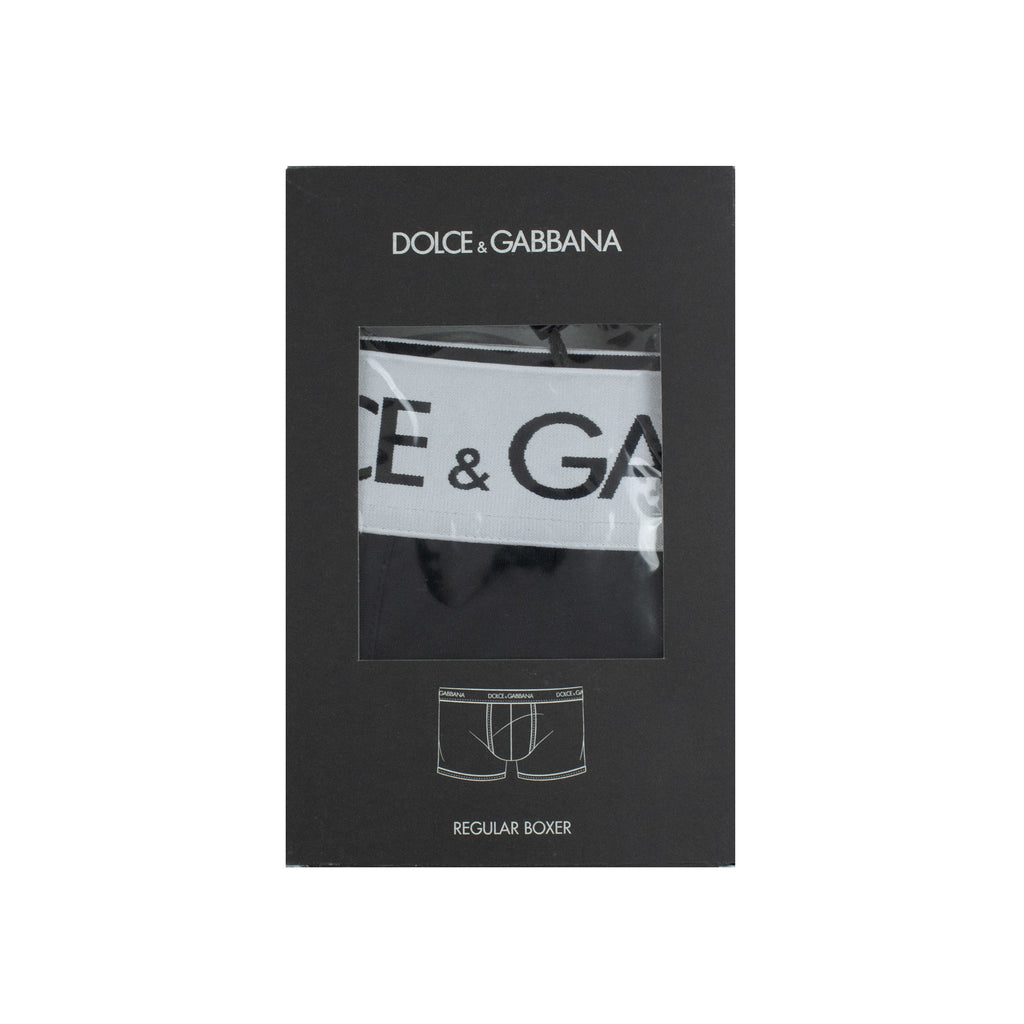 Dolce & Gabbana Two Way Stretch Cotton Boxers BLACK