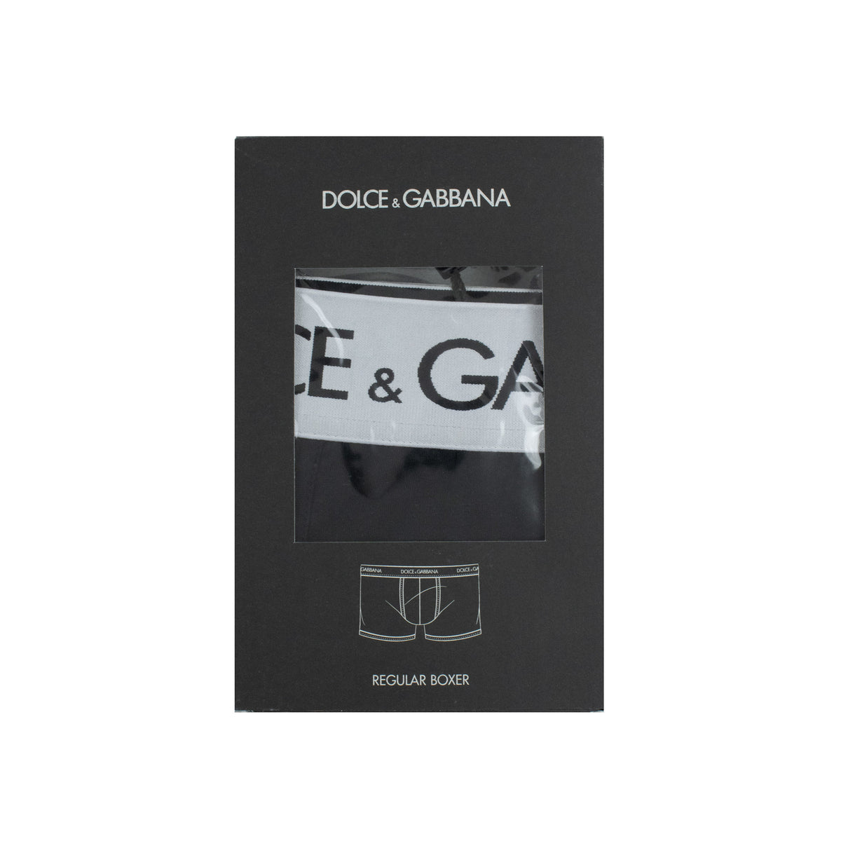 Dolce & Gabbana Two Way Stretch Cotton Boxers BLACK