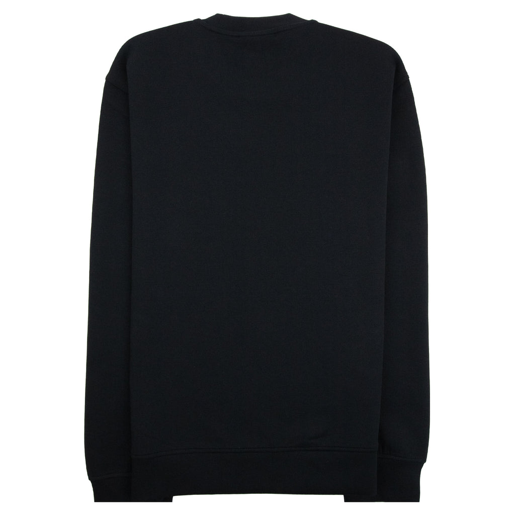 Emporio Armani Eagle Logo Double Jersey Sweatshirt Black