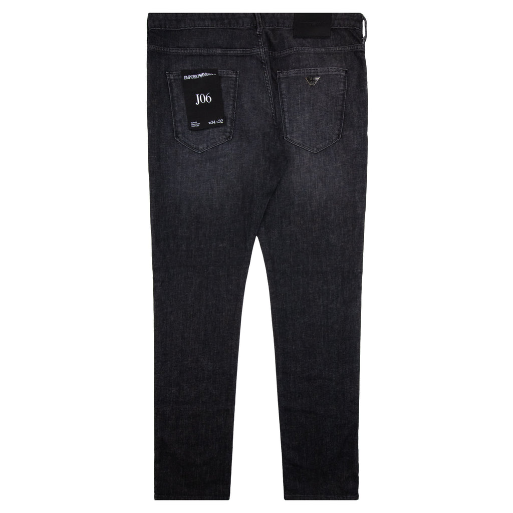 Emporio Armani J06 Slim Fit Low Waist Tight Leg Jeans Medium Grey