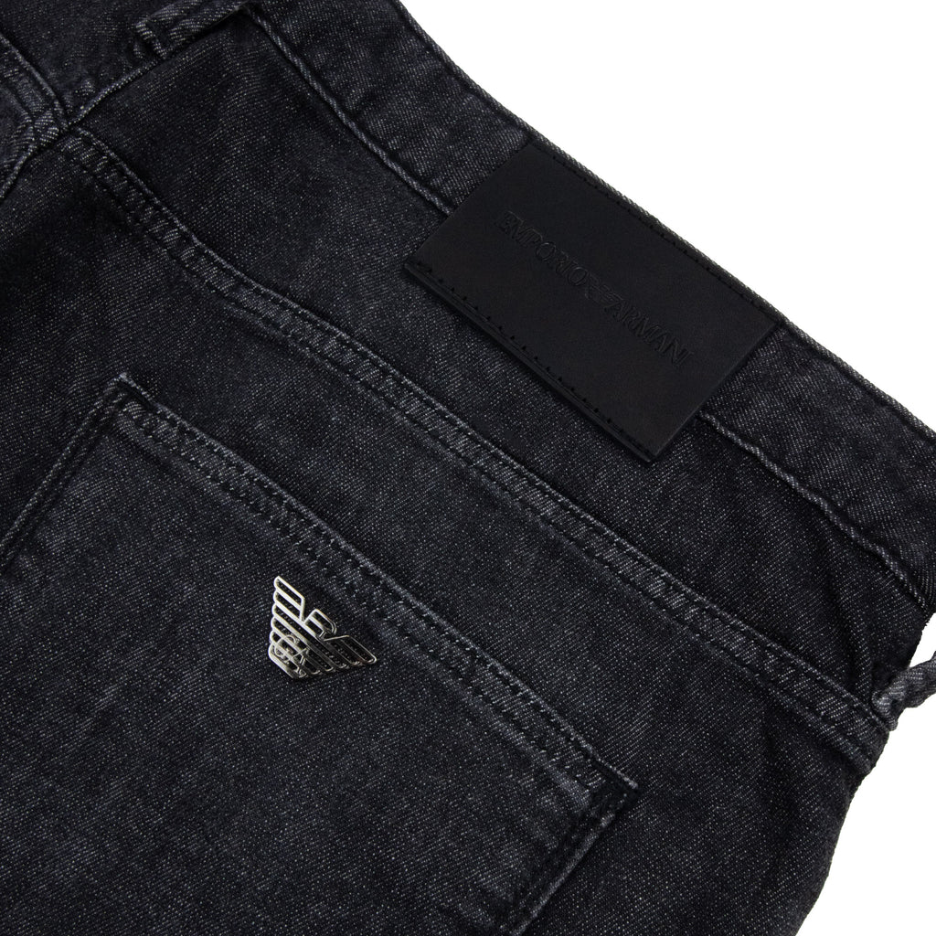 Emporio Armani J06 Slim Fit Low Waist Tight Leg Jeans Medium Grey
