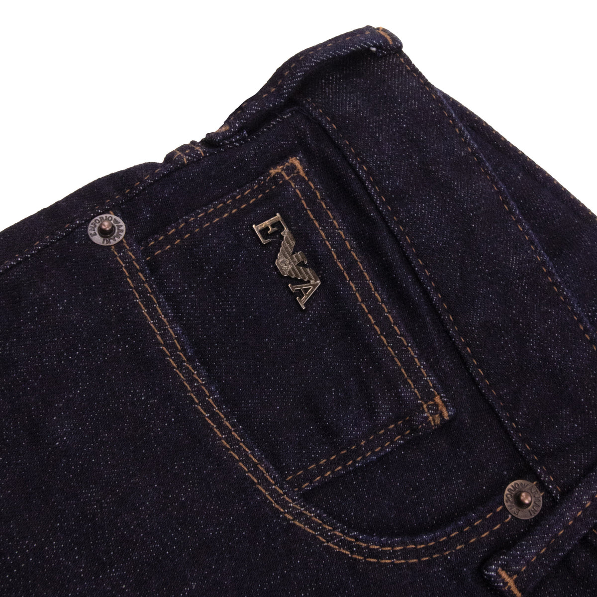 Emporio Armani J06 Slim Fit Low Waist Thight Leg Jean Blue Denim
