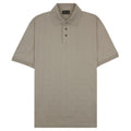 Emporio Armani All Over Micro Eagle Polo Beige