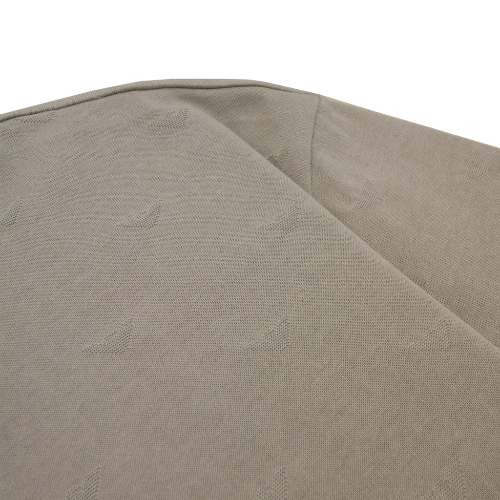 Emporio Armani All Over Micro Eagle Polo Beige