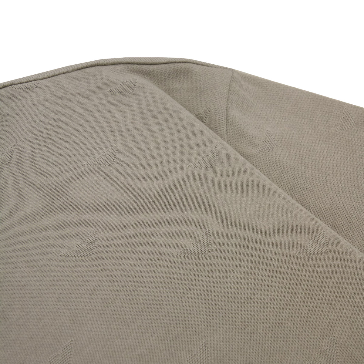 Emporio Armani All Over Micro Eagle Polo Beige