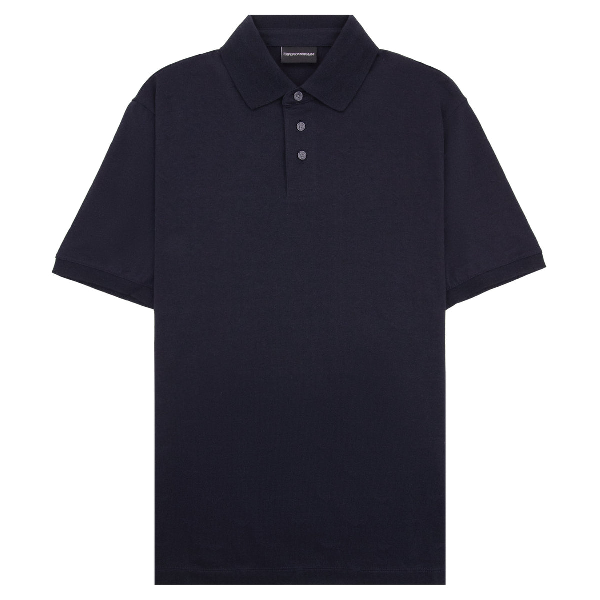 Emporio Armani All Over Micro Eagle Polo Navy