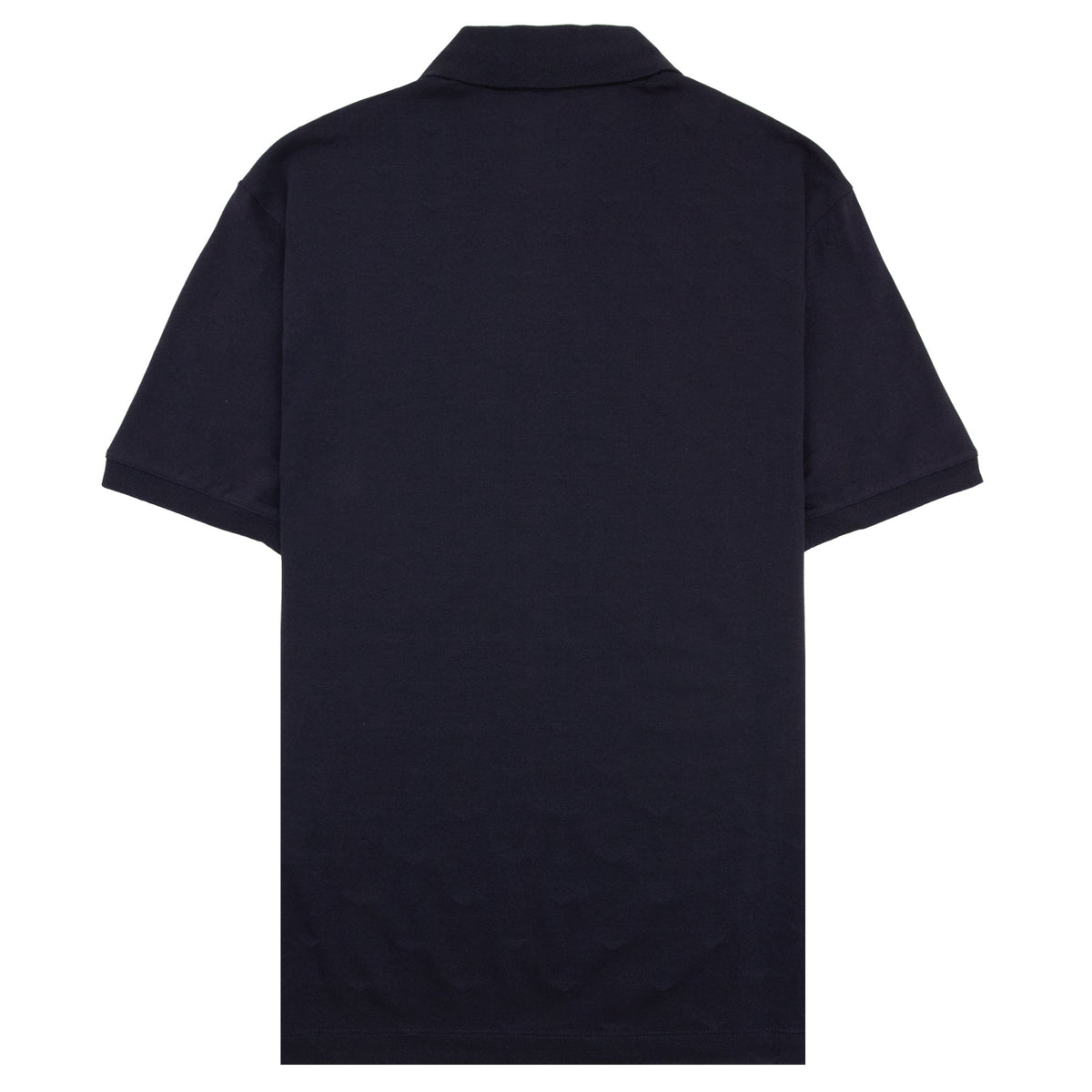 Emporio Armani All Over Micro Eagle Polo Navy