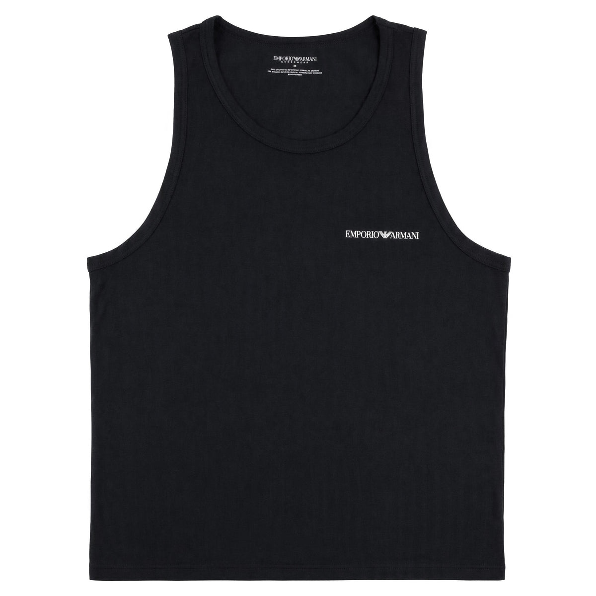 Emporio Armani Small Logo Tank Top BLACK