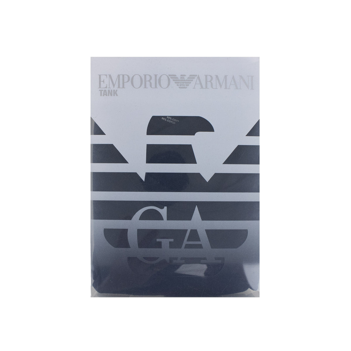 Emporio Armani Small Logo Tank Top MARINE