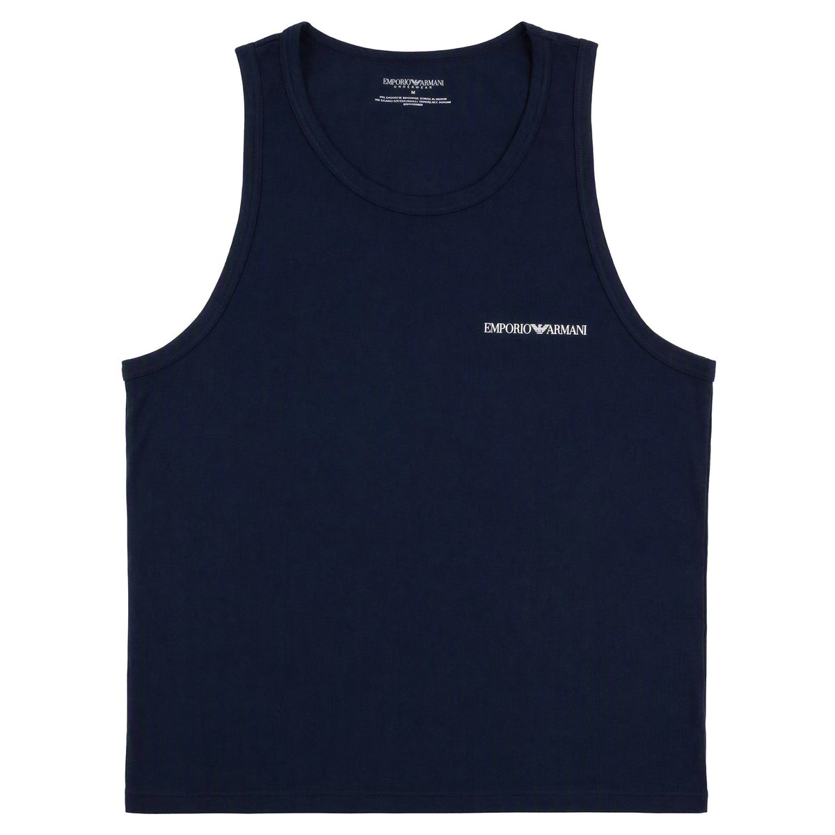 Emporio Armani Small Logo Tank Top MARINE