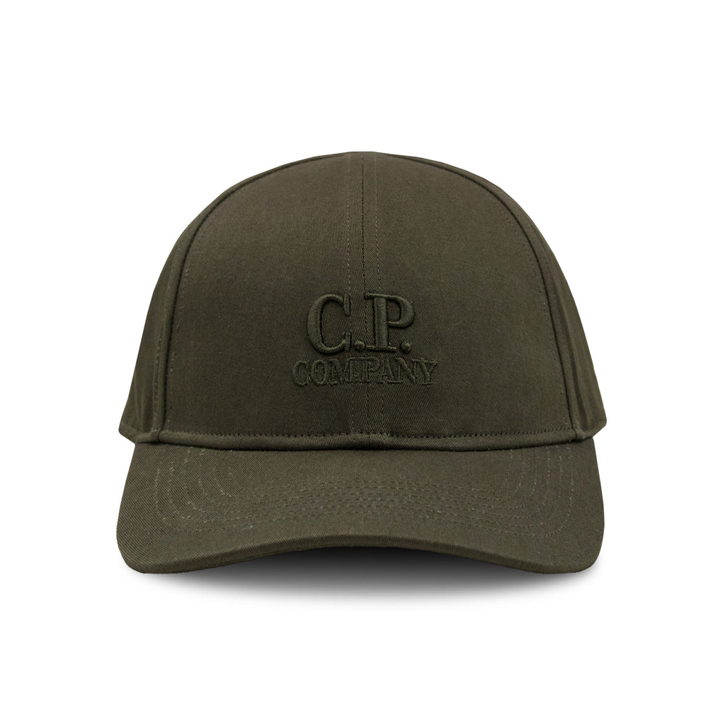 Cp Company Embroidered Logo Cap KHAKI 683