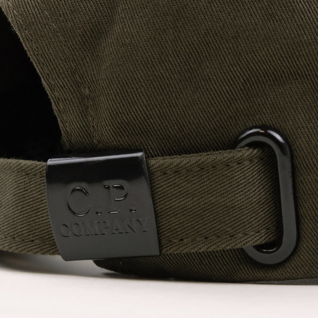 Cp Company Embroidered Logo Cap KHAKI 683