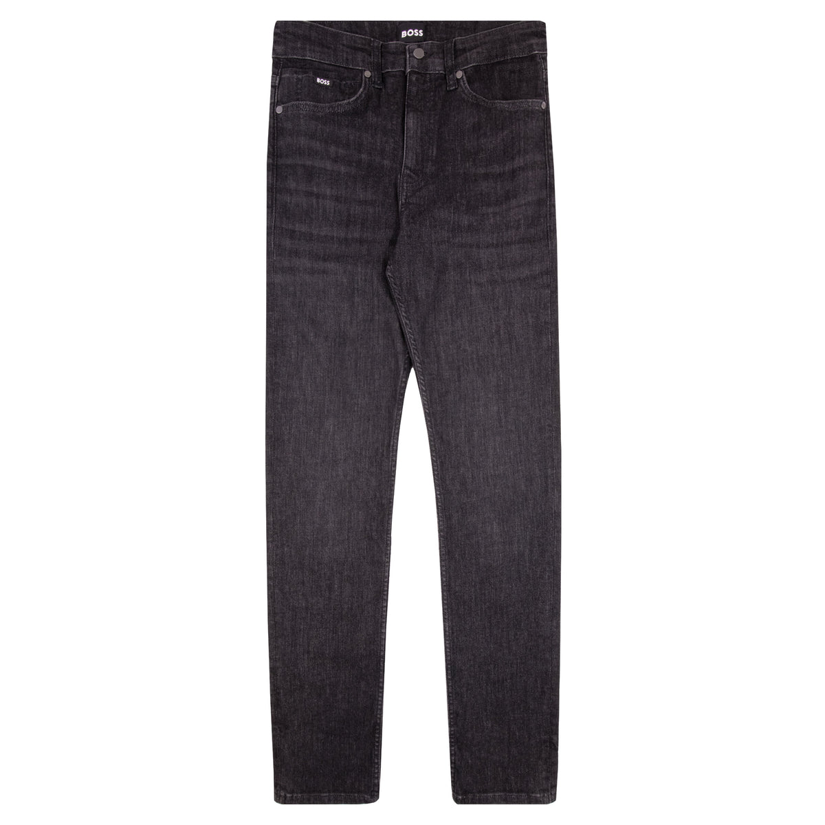 Hugo Boss P-Delaware Wrinkle Resistant Slim Fit Jean Black 008