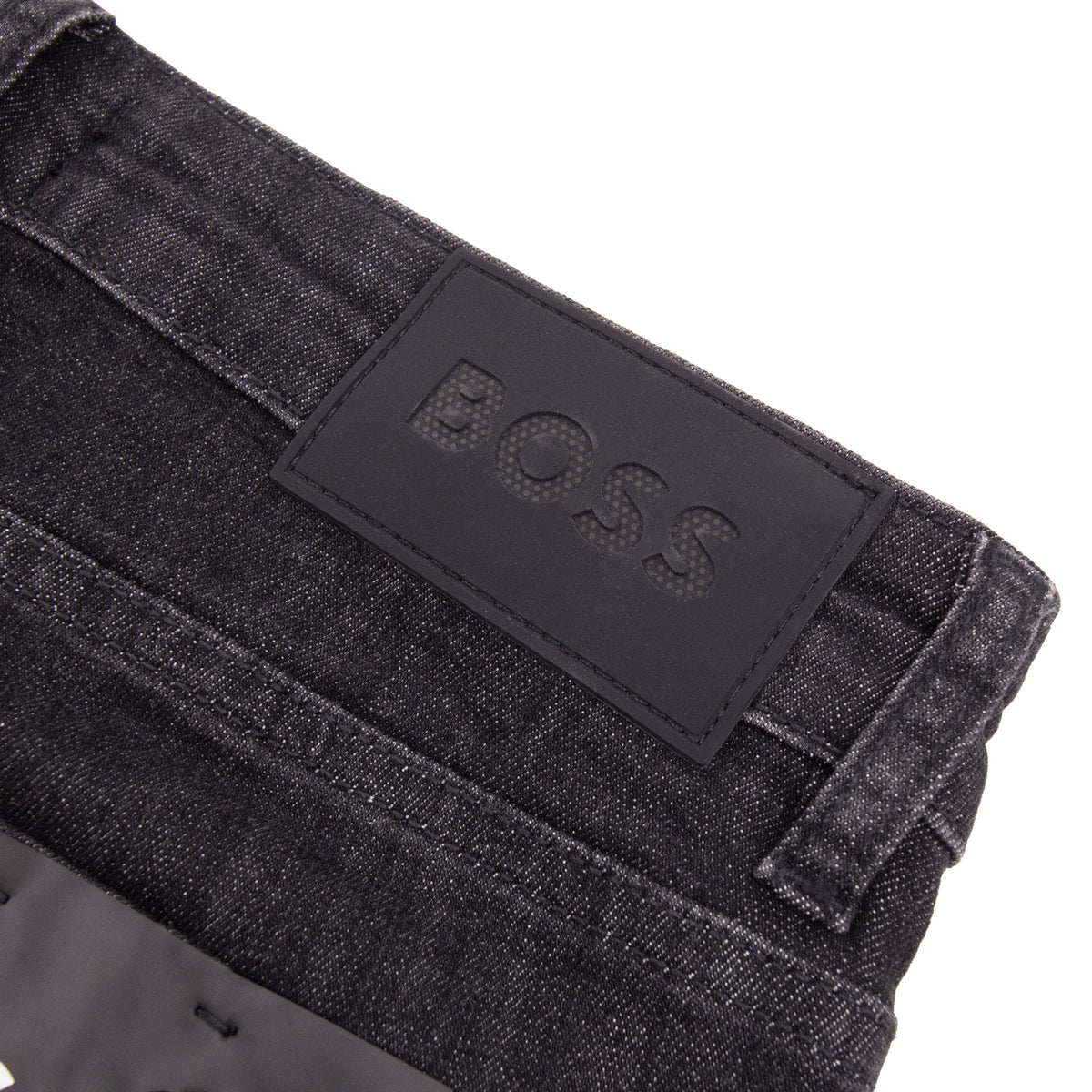 Hugo Boss P-Delaware Wrinkle Resistant Slim Fit Jean Black 008
