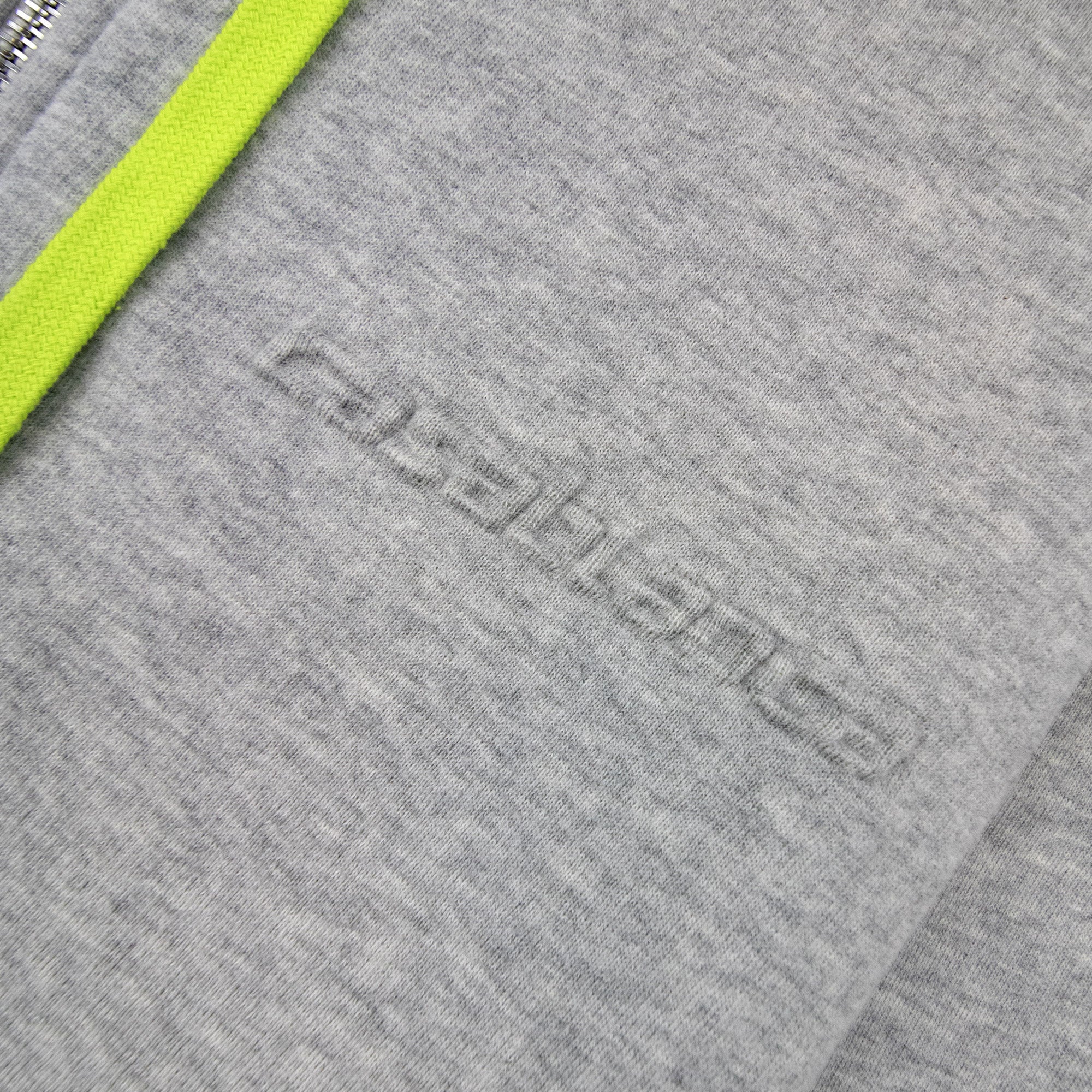 Casablanca Cashmere Blend Zip Hooded Sweatshirt Grey Marle