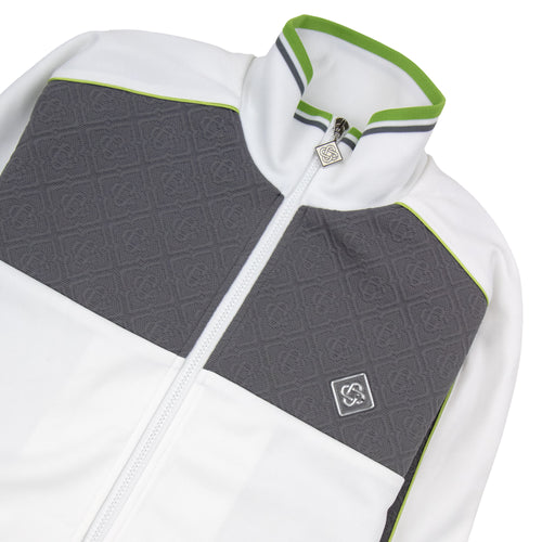 Casablanca Tennis Jacquard Track Jacket Grey/White