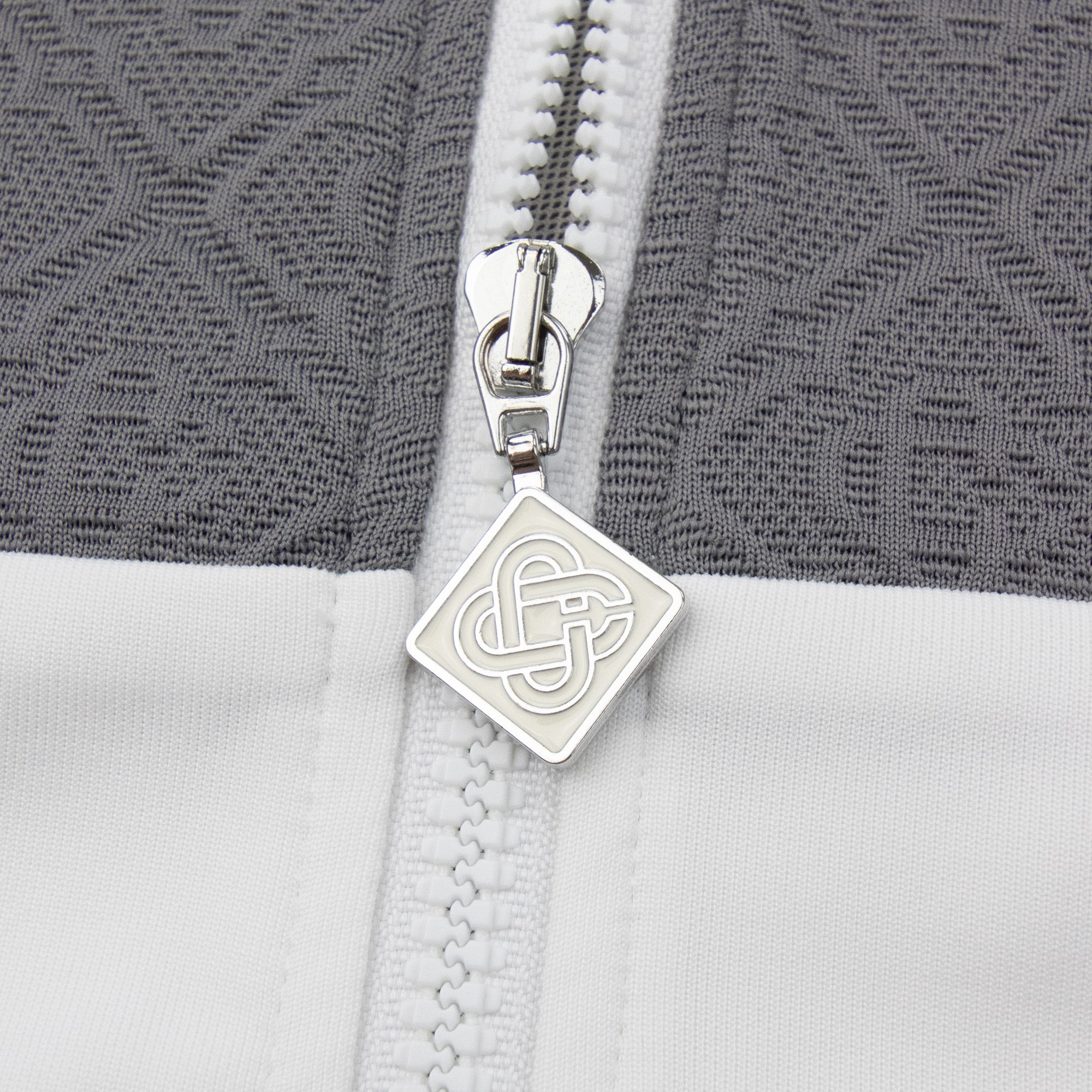 Casablanca Tennis Jacquard Track Jacket Grey/White