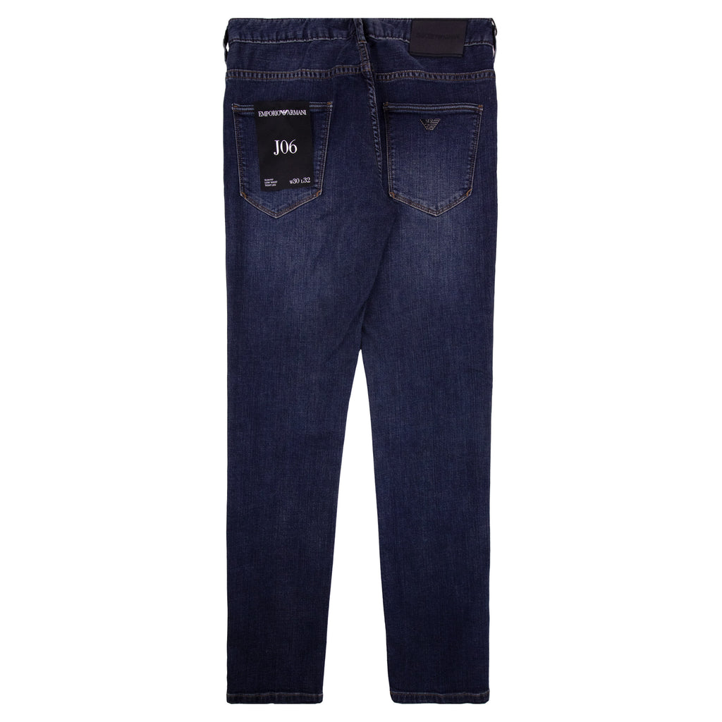 Emporio Armani J06 Slim Fit Light Weight Jean Medium Blue