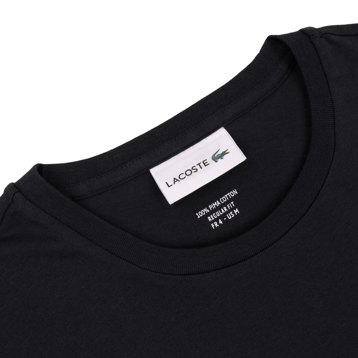 Lacoste Cotton Pima T-Shirt Black 031