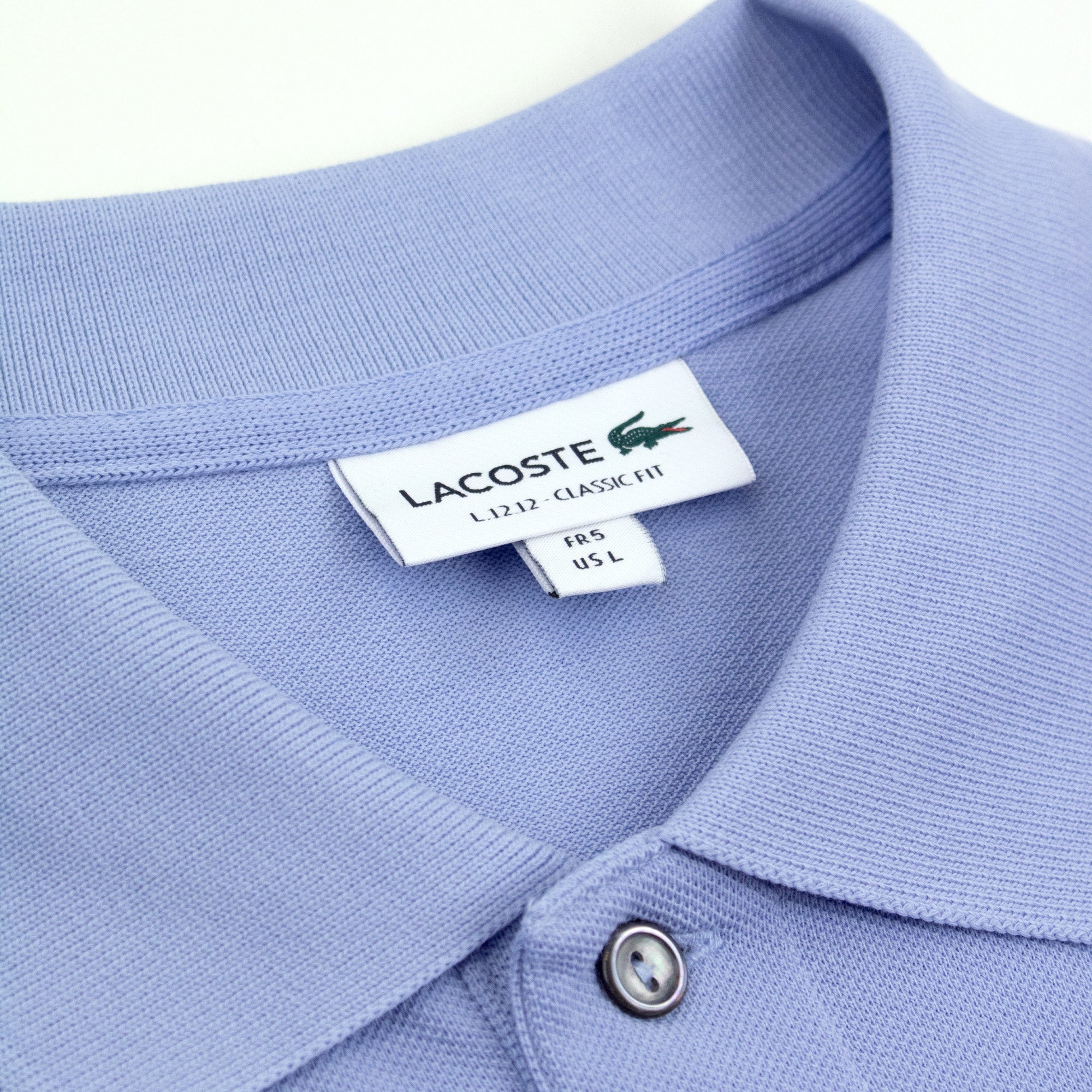 Lacoste Classic Fit L.12.12 Original Polo Shirt Light Blue