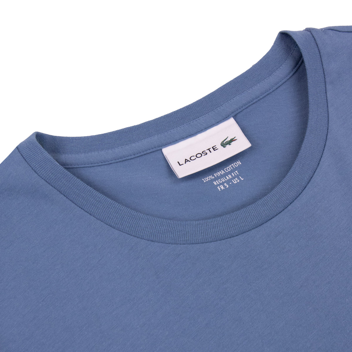 Lacoste Cotton Pima T-Shirt Sky Blue