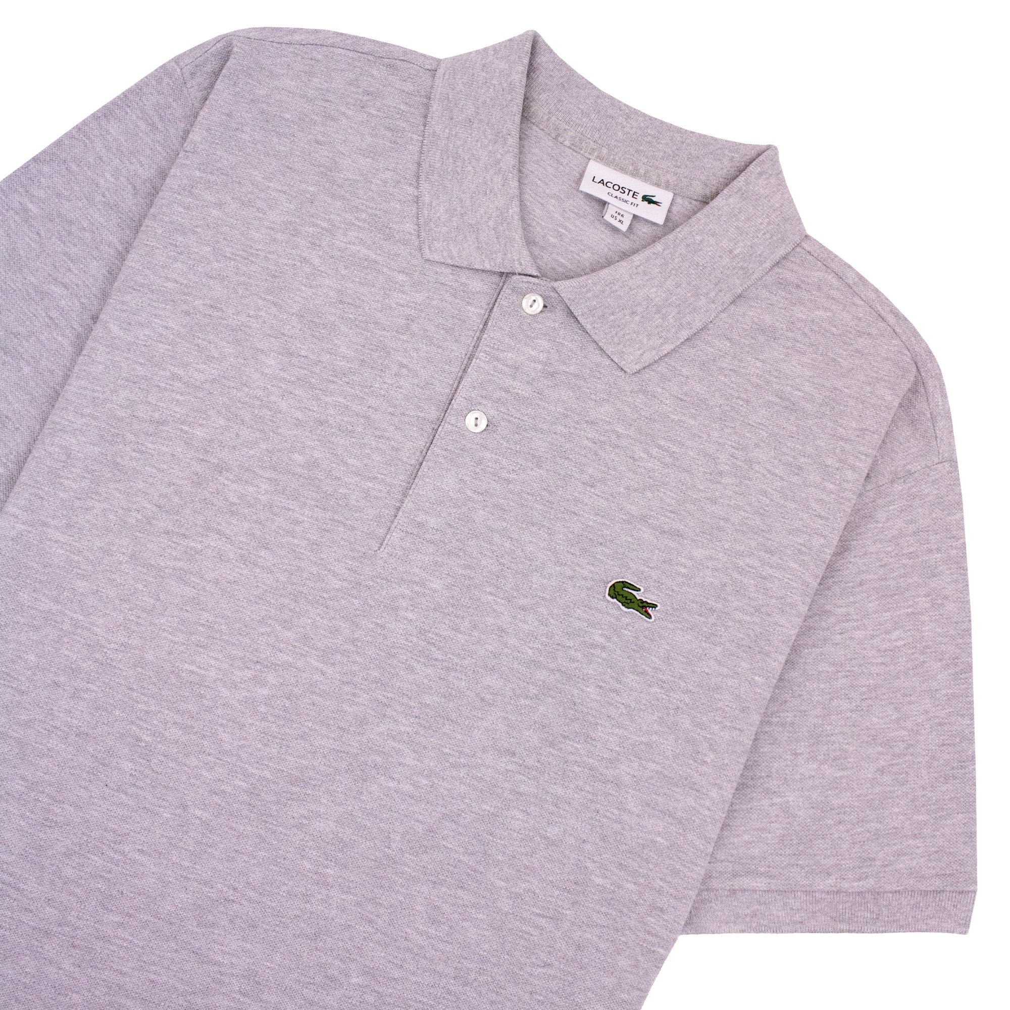Lacoste Classic Fit L.12.12 Original Polo Shirt Grey 2303