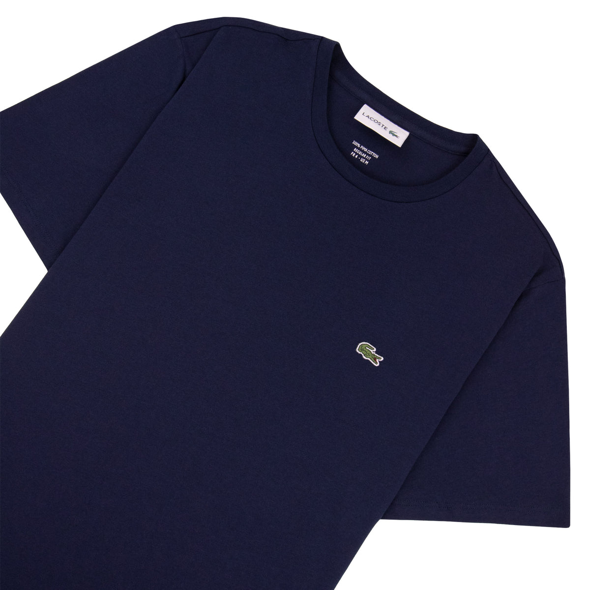 Lacoste Cotton Pima T-Shirt Midnight Blue 166