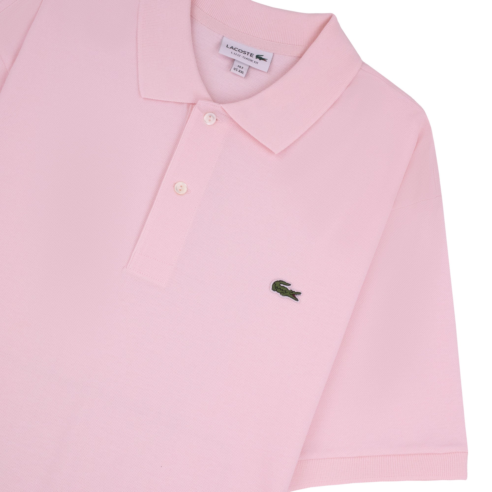 Lacoste Classic Fit L.12.12 Original Polo Shirt Light Pink