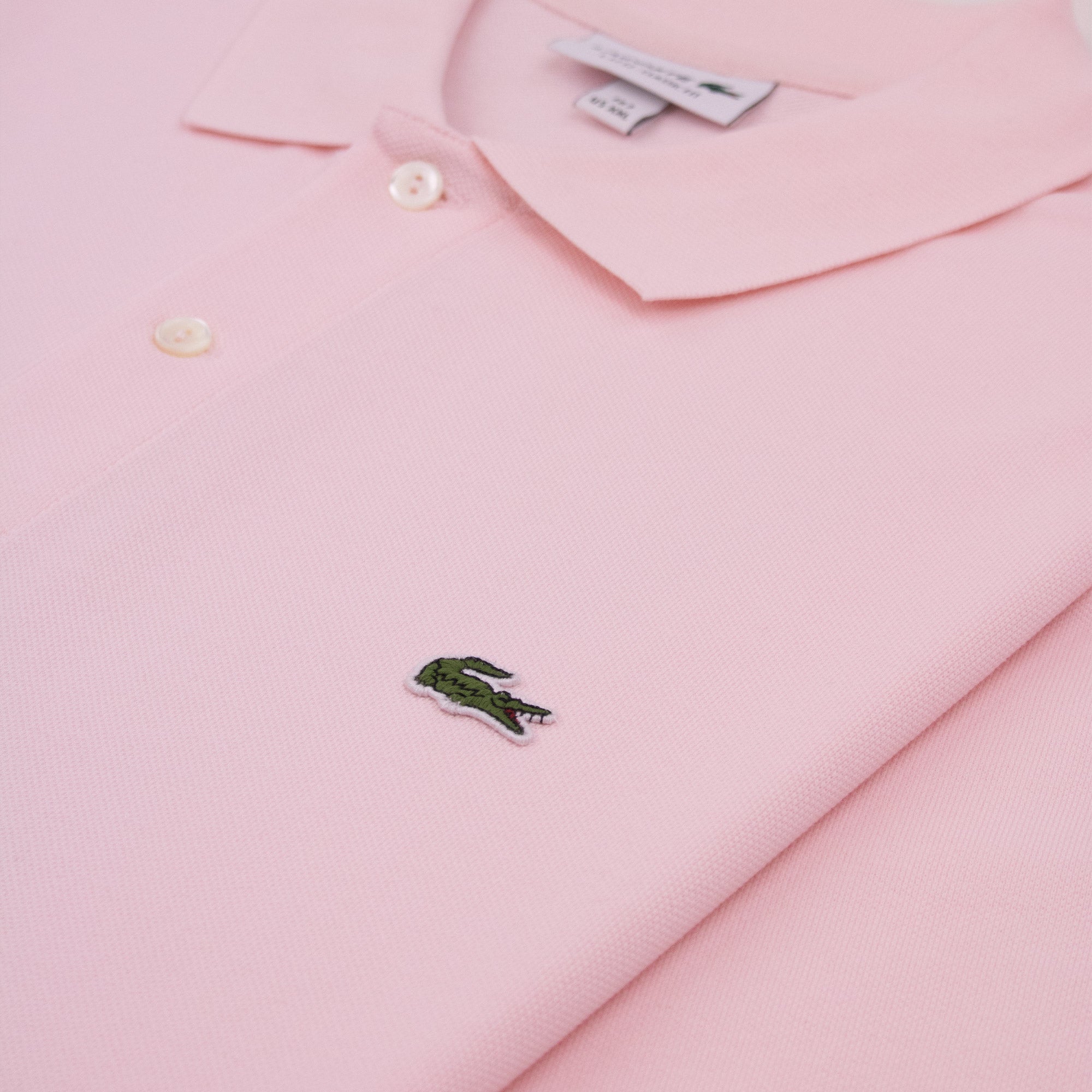Lacoste Classic Fit L.12.12 Original Polo Shirt Light Pink