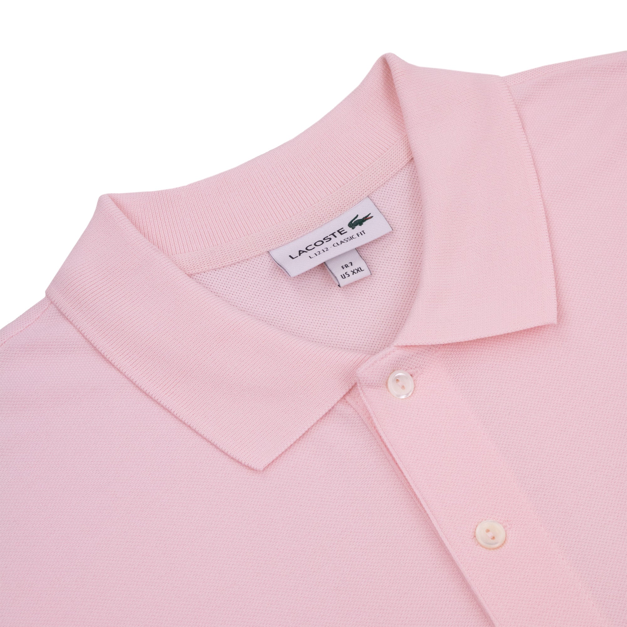 Lacoste Classic Fit L.12.12 Original Polo Shirt Light Pink