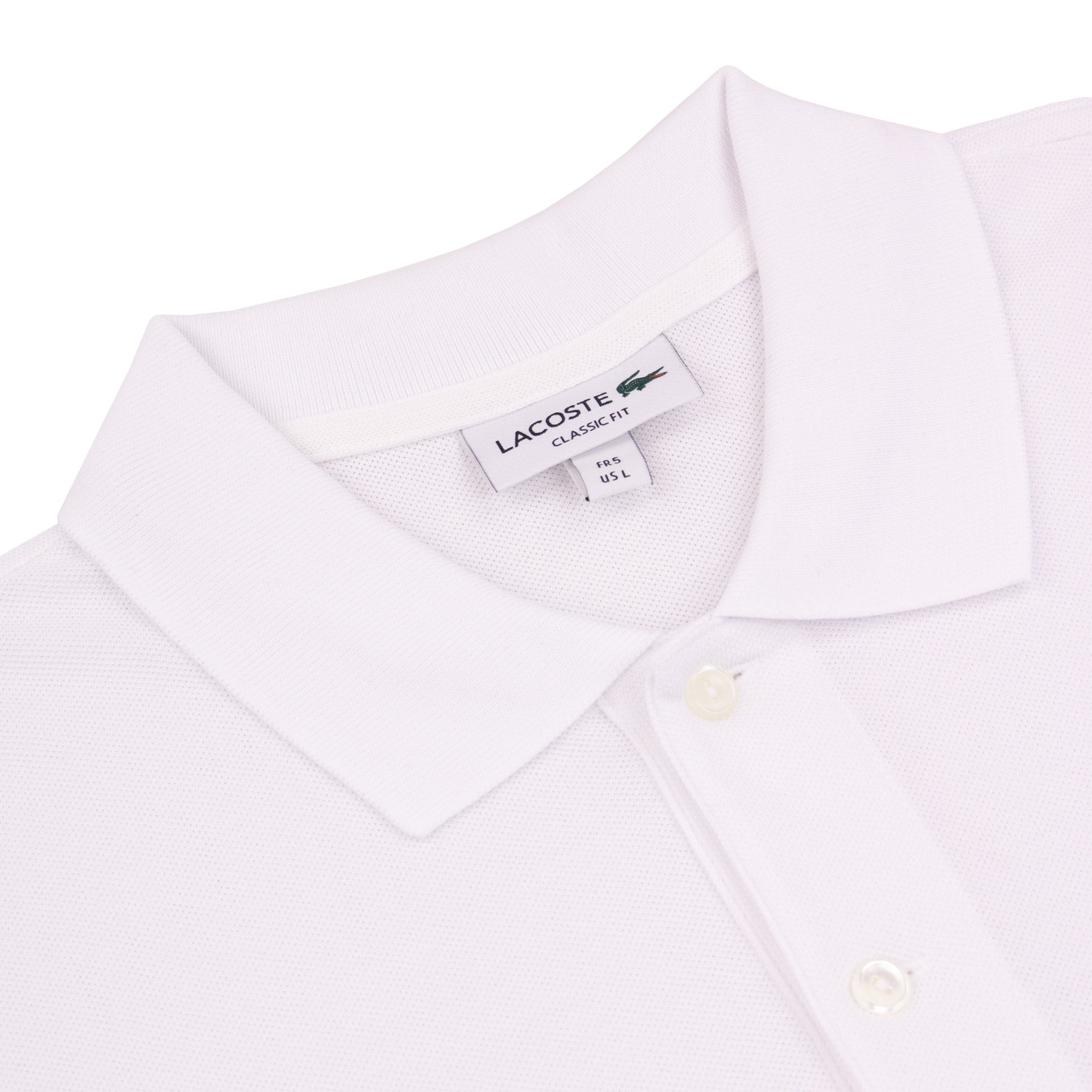 Lacoste Classic Fit L.12.12 Original Polo Shirt White 001