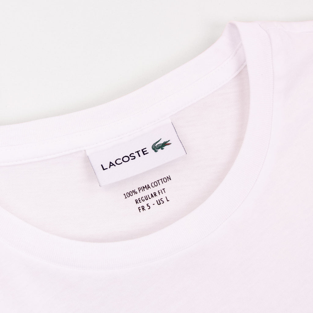 Lacoste Cotton Pima T-Shirt White 001