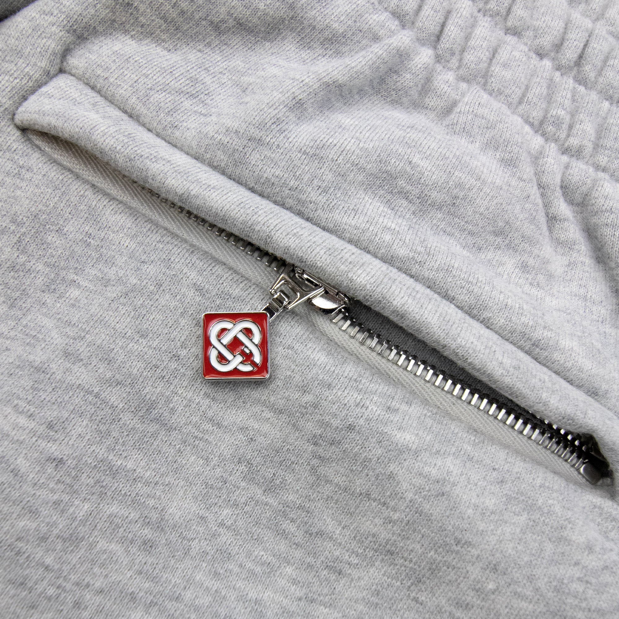 Casablanca Cashmere Blend Fleece Joggers Grey Marle