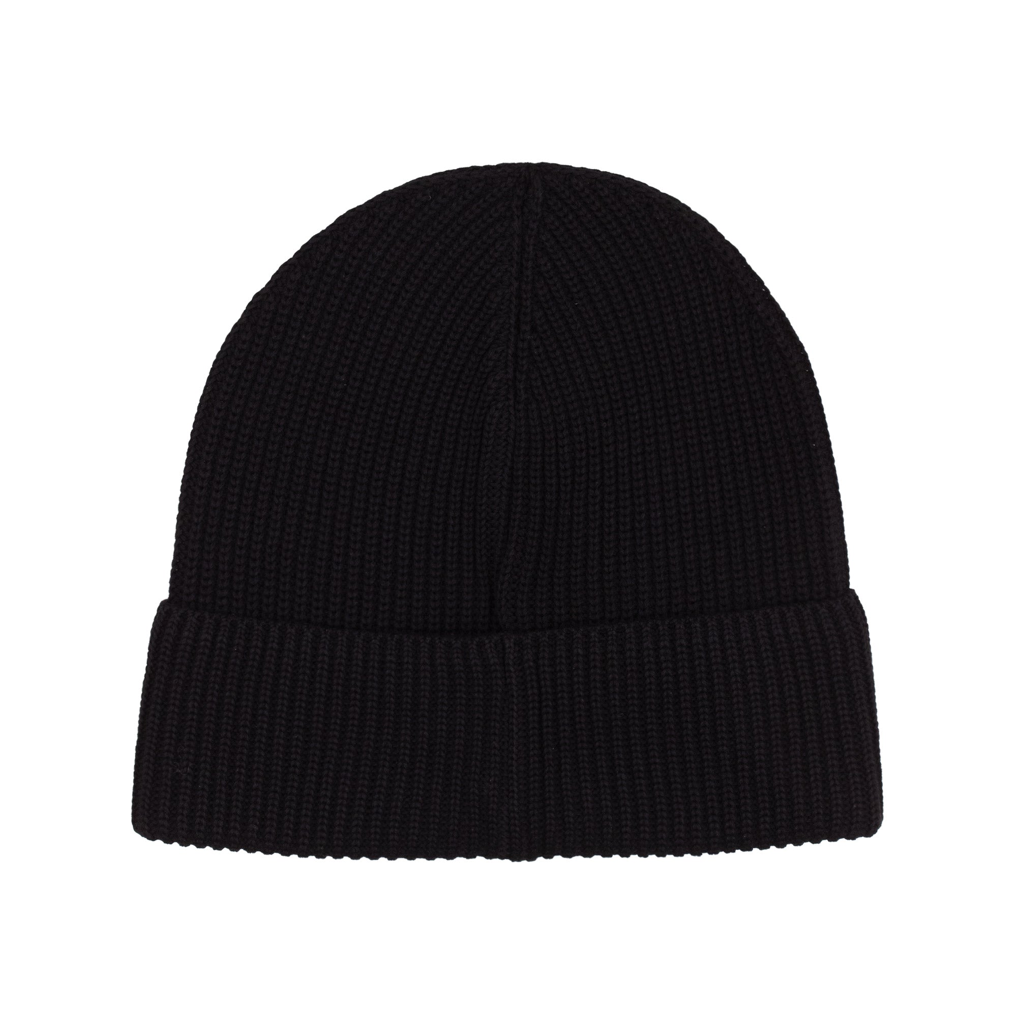 Moncler Logo Cotton Beanie Black 999