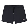 Moncler Logo Patch Swim Shorts Black 999