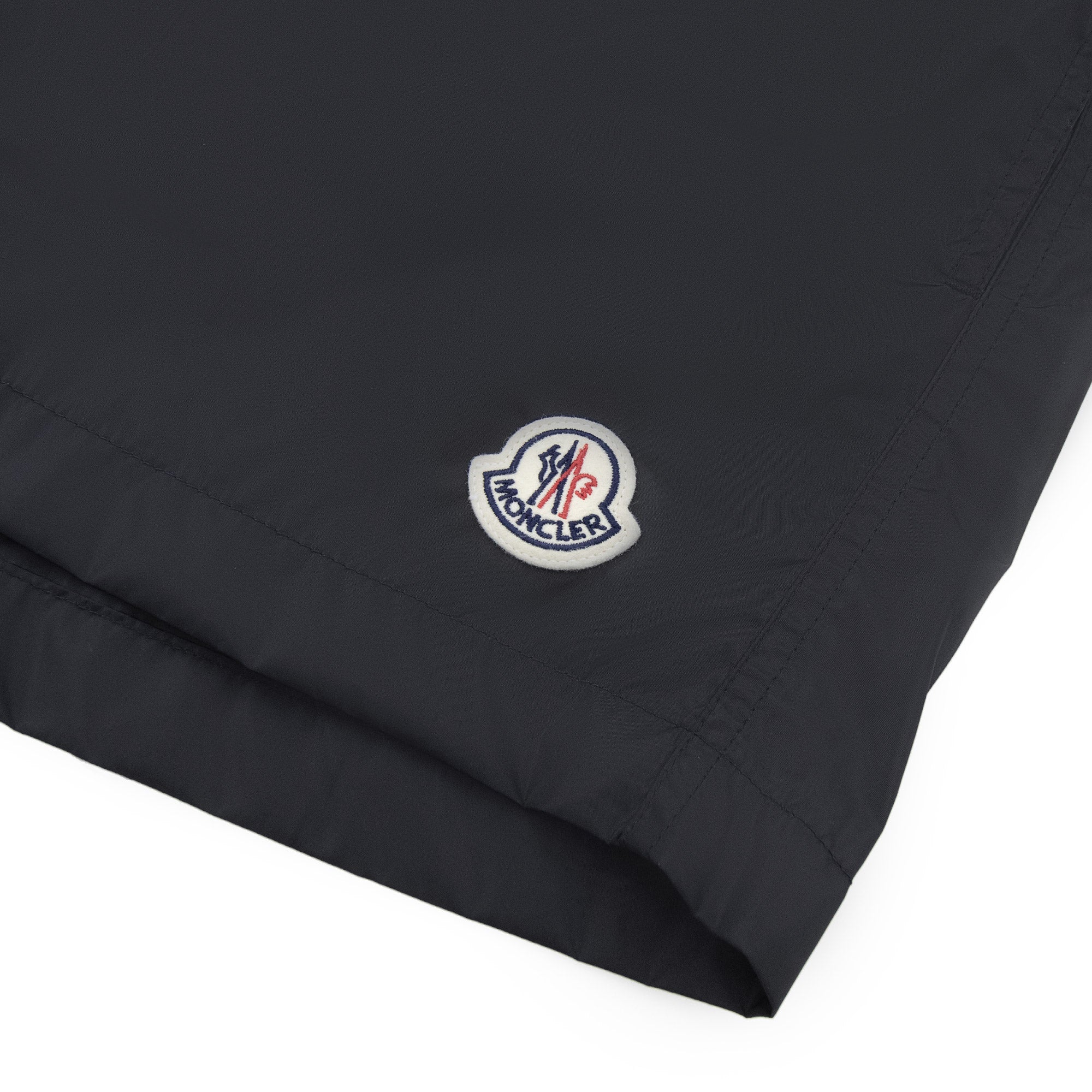 Moncler Logo Patch Swim Shorts Black 999