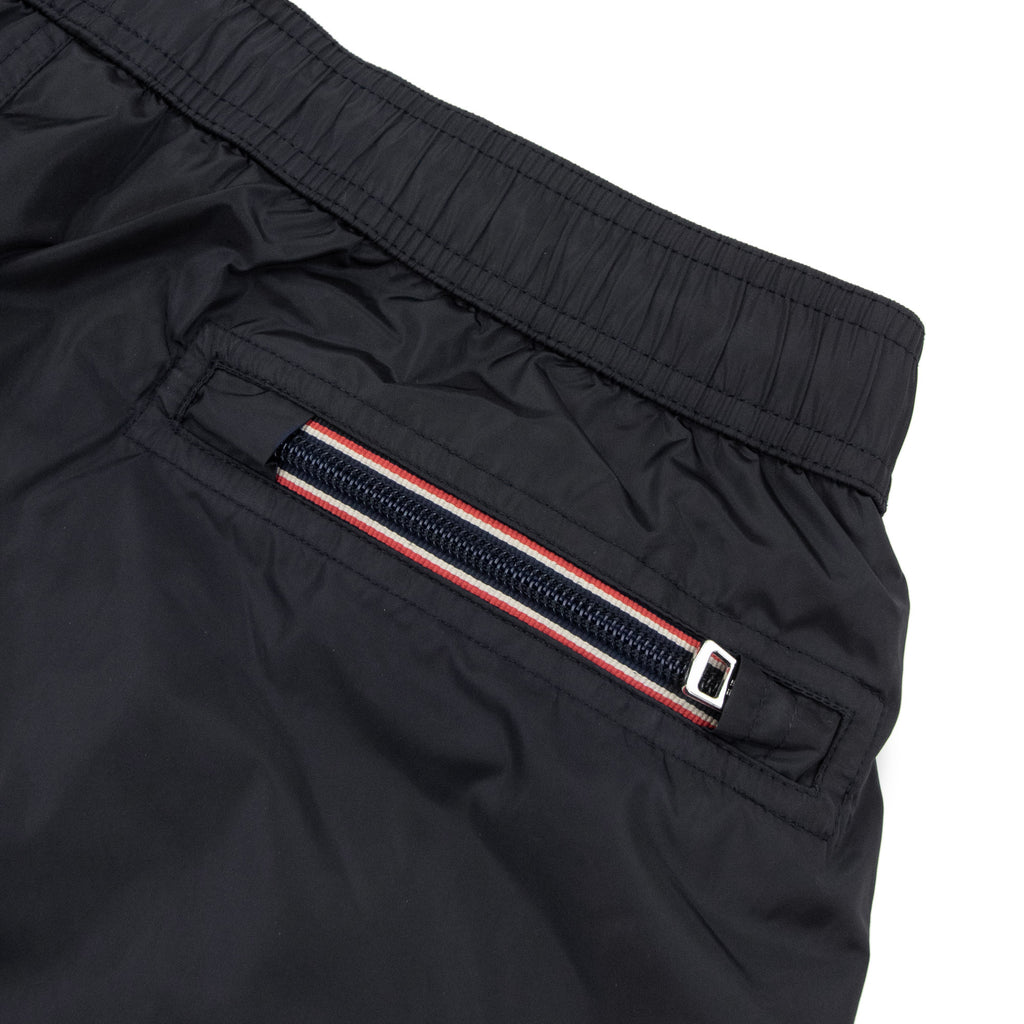 Moncler Logo Patch Swim Shorts Black 999