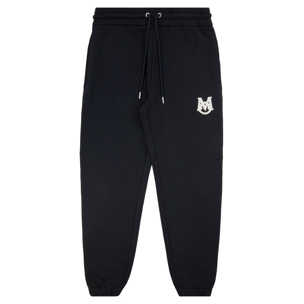 Moncler Patch Logo Sweat Bottoms Black 999