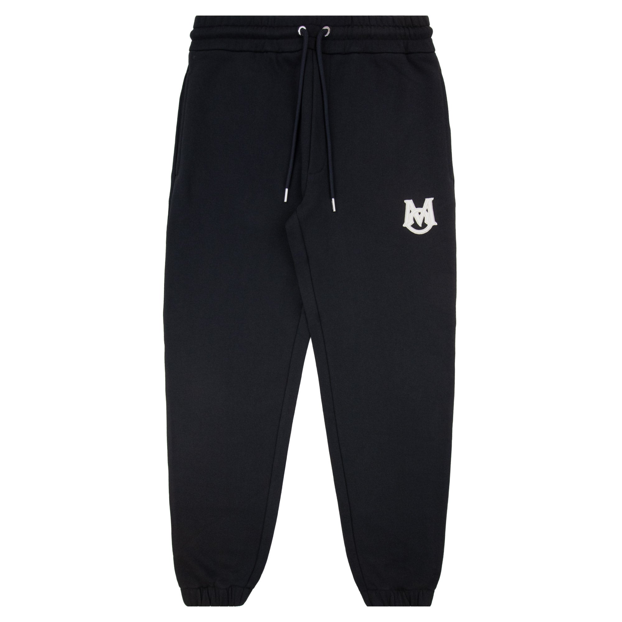 Moncler Patch Logo Sweat Bottoms Black 999