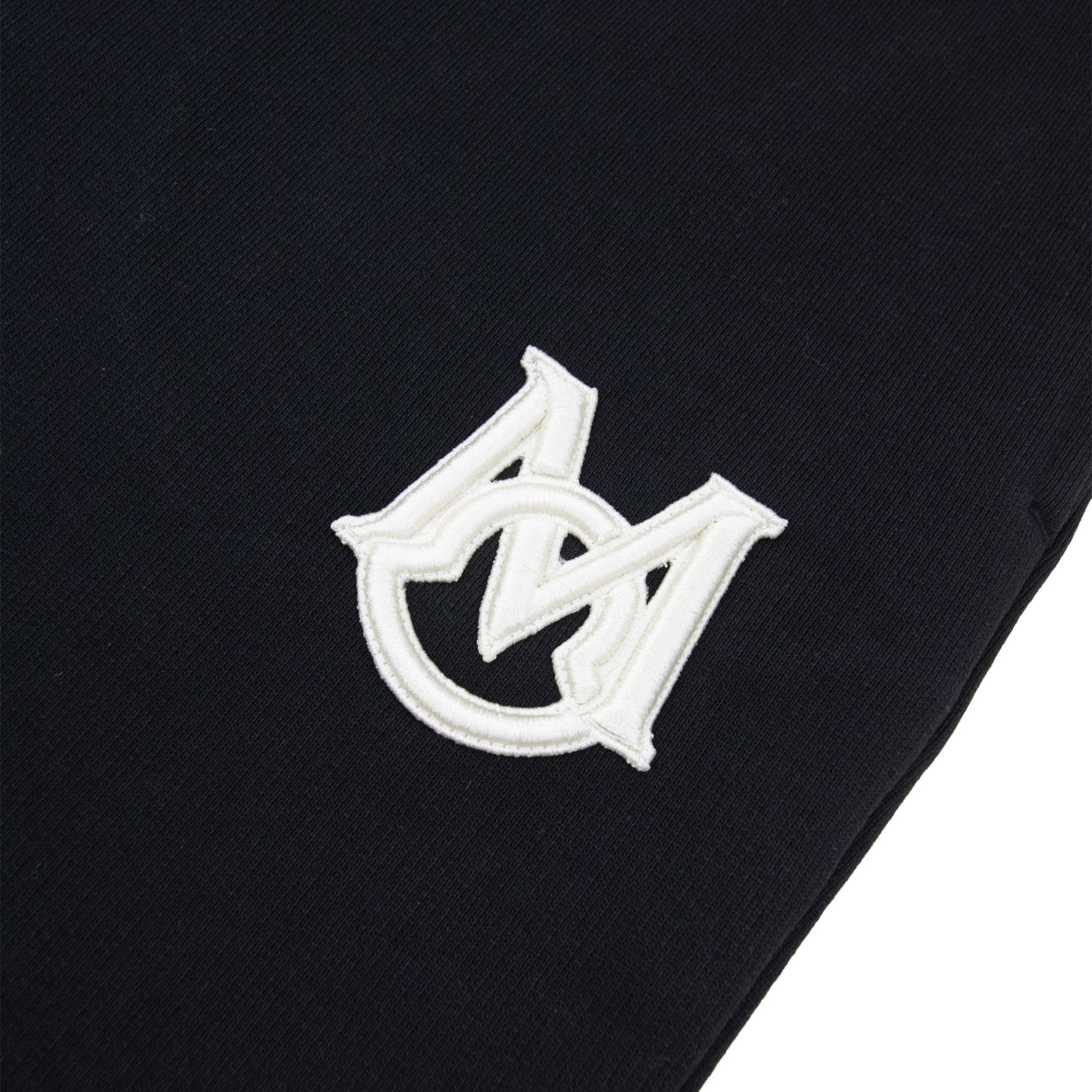 Moncler Patch Logo Sweat Bottoms Black 999