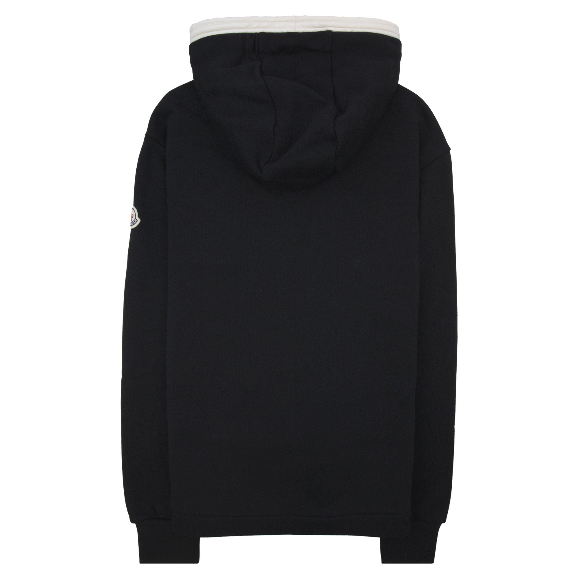 Moncler Embroidered Zip Up Hooded Jacket BLACK 999