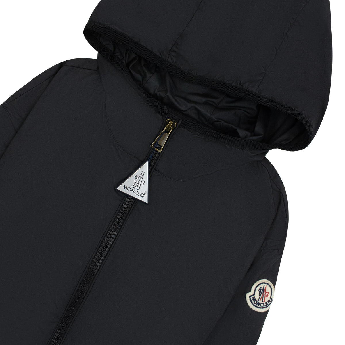 Moncler Junior Fegeo Hooded Jacket BLACK 999