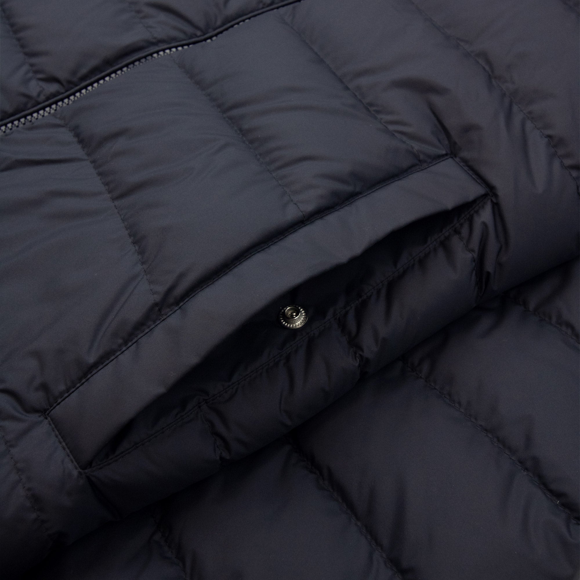 Moncler Vermeille Hooded Short Down Jacket NAVY 779